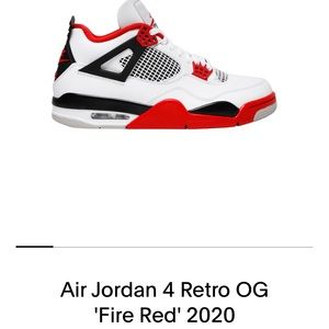 Air Jordan 4 Retro OG Fire Red 2020